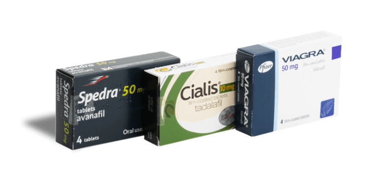 De verschillen tussen erectiemiddelen Viagra, Cialis, Spedra en Levitra